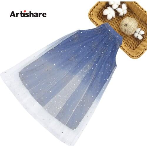 Kids Summer Dresses For Girls Mesh Girls Party Dress Sequin Child Dress Casual Style Costumes For Girls