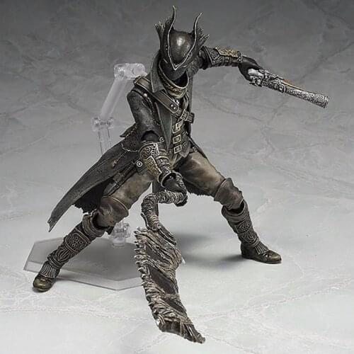 Game Bloodborne Action Figures Figma 367 Hunter Action Figures Model Toys 15cm