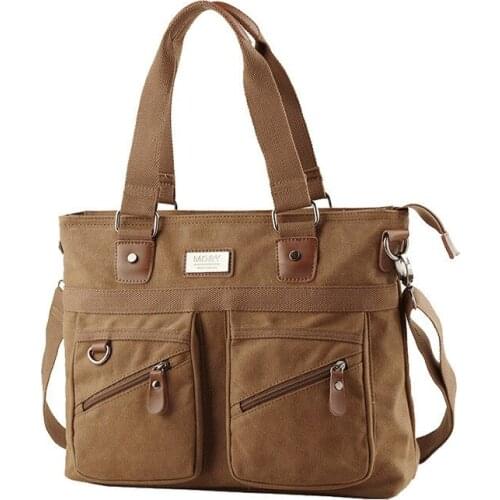 New Canvas Handbag Men One Shoulder Bag Men Messenger Bag Business Briefcase Computer Bag