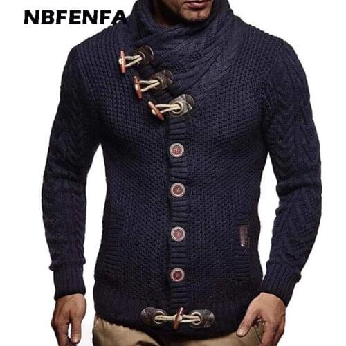 Men Jackets Sweater Coat Male Knitting Solid Vintage Outdoor Outwear Fashion Men Clothing Spring Autumn Jacket Sport Coat LA447