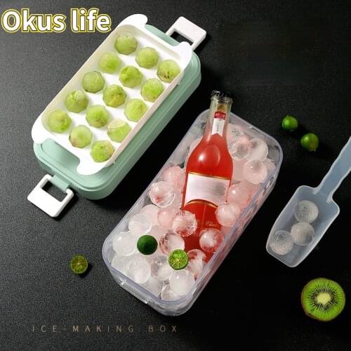 New Frozen Ice Mold Ice Box Set Net Red Cover Refrigerator Homemade Ice Hockey Popsicle Mold Ice Grid Artifact