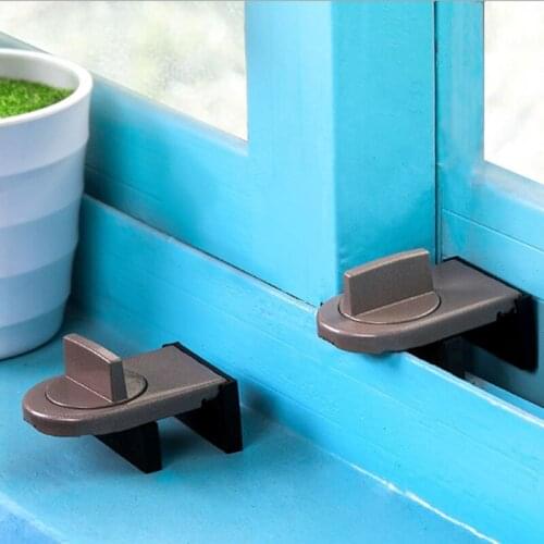Window Sliding Door Baby Safety Lock Sliding Sash Stopper Doors Security Anti-theft Lock