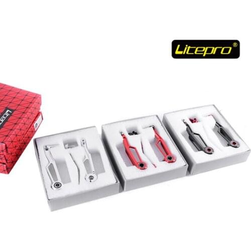 A Pair Litepro V238 Ultra light Short Arm Long V brake for Folding Bike Caliper Brake Light Alloy Bicycle Parts
