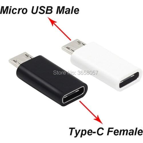 USB C 3.1 Type C Female to Micro USB 2.0 Type B Male Connector Converter Adapter For Samsung Xiaomi Huawei 1000pcs