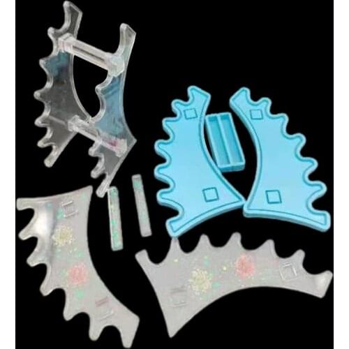 Jewelry Display Shelf Rack Epoxy Resin Mold Desktop Storage Stand Silicone Mould DIY Crafts Casting Tool