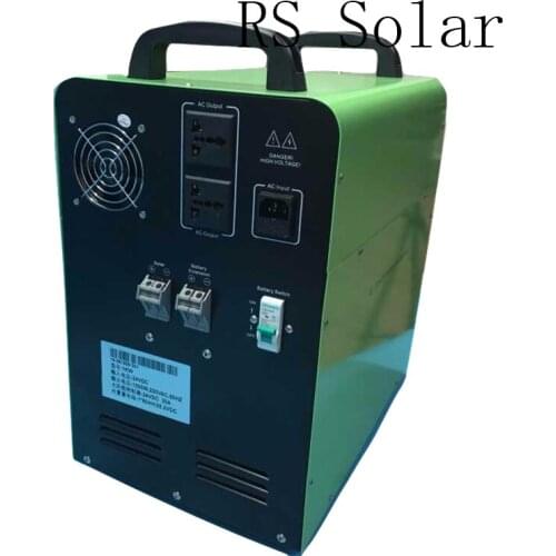 100 watt portable solar system for home/camping use with led bulbs and phone charger