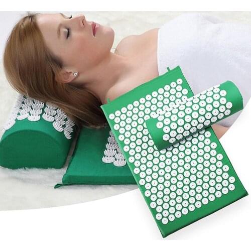 Selfree Cushions Acupressure Mats Pillow Yoga Mats Relieve Back Pain Spike Mat Head Neck Foot Anti-stress Needle Massager