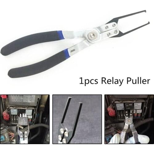1PCS Car Relay Puller Fuse Extractor Car Relay Remover Pliers Mechanic Tool Metal Handles PVC Grips Car Accessory