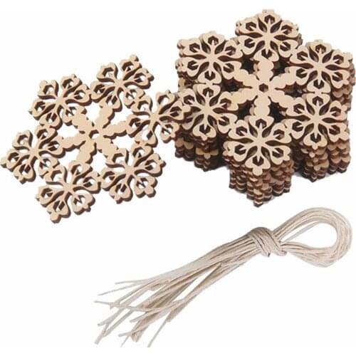 10pcs Merry Christmas Tree Hanging White Snowflake Ornaments Decoration Christmas Holiday Party Home Decoration