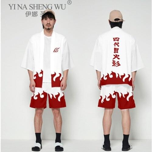 Japanese Kimono Yukata Men Women Printed Style Cardigan Japanese Traditional Kimonos Beach Loose Casual Shirt Asian Cosplay Coat