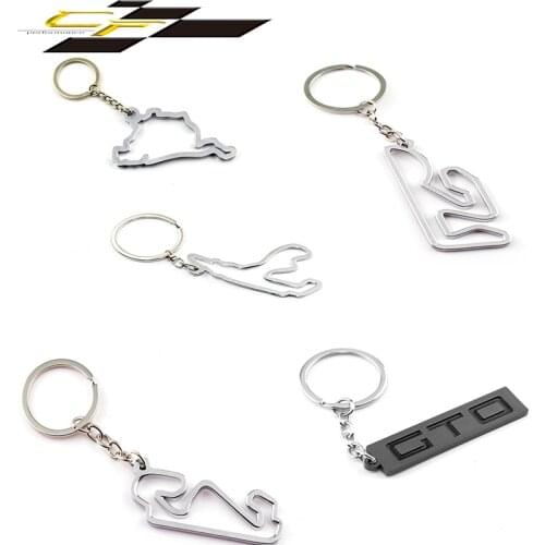 1Pc Car Key R ring Key Chain Pendant Keychain Different Metal Kinds Auto Key Chain Ring Universal Accessories