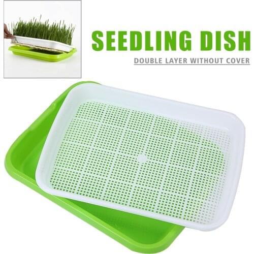 1Pcs Seed Sprouter Tray Plastic Hydroponic Flower Basket Flower Plant Home Garden Nursery Pots For Seedling Planting
