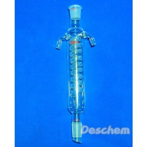 300mm,Joints 24/29,Glass Coil Reflux Condenser,Ground Joint,Laboratory Glassware