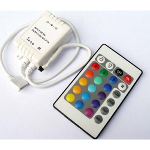 Promotion!!! 24key led IR controller, DC12V input