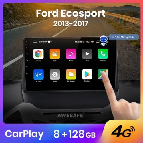 AWESAFE PX9 For For Ford Fiesta 2013 2015 2016 2017 Car Radio Multimedia Video Player Navigation GPS No 2 din DVD Android 10