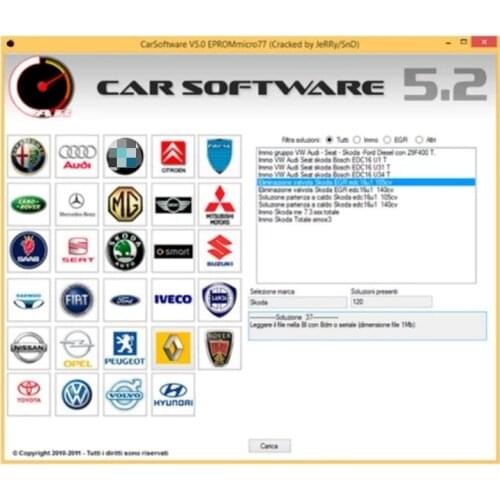 Car Software v5.2 EPRO Mmicro77 with crack file CarSoftware 5.2 ( immo off, EGR off and hot start fix tool)