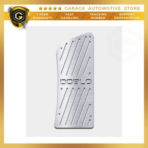 For Fiat Doblo Stainless Steel Chrome Accessories Foot Rest Pedal-2011 -2019