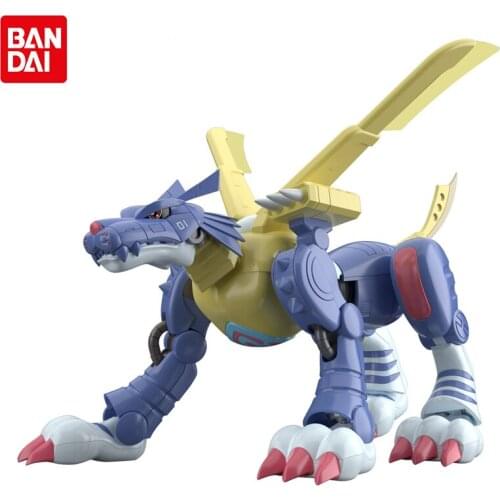 Aciton Toys Model Anime Figure Pre-sale Digimon Adventure Figure rise Standard Metal Garurumon For Kids