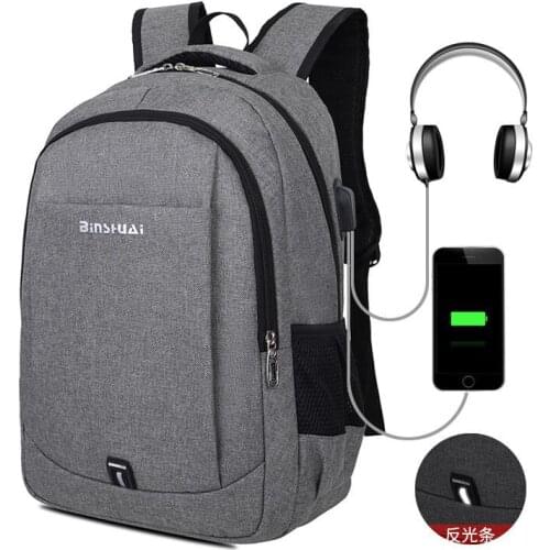 Multifunction USB charging Large capacity Laptop backpack men bag mochilas hombre bagpack man business casual travel backpack