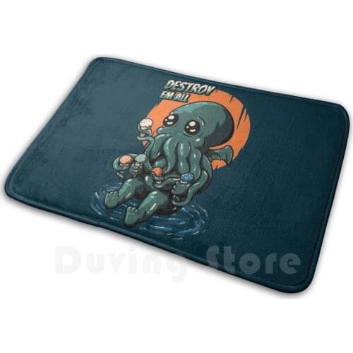 Ice Cream Destroyer - Baby Cthulhu Kids Carpet Mat Rug Cushion Soft Non - Slip Cthulhu Call Of Cthulhu Cthulhu Sea