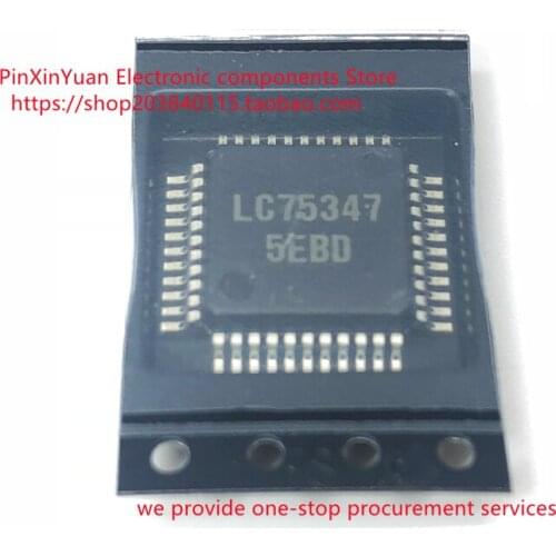 New original LC75347E-E LC75347 audio control IC chip QFP44 In stock