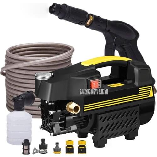 Portable Water Gun High Pressure Washer Pump Total Copper Induction Full-Automatic Household Car Washing Cleaning Machine 220V