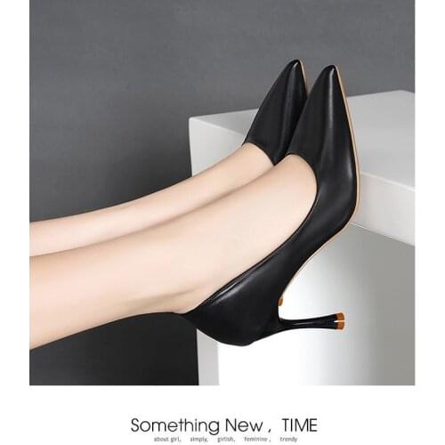 PUPUDA Womens High-heeled Shoes