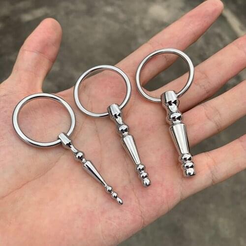 3 Style Metal Urethral Dilator Urinary Plug BDSM Sex Toys For Men Urethra Sound Penis Plug Male Masturbation Adult Game Sex Shop