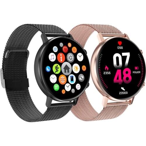 New Sport Smart Watch 1.3 inch Men Women IP68 Waterproof Full Round Touch Heart Rate Monitor Blood Pressure Monitor Smartwatch
