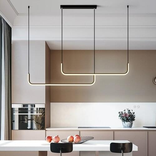 Modern Minimalism LED Chandelier Nordic Living Room And Bedroom Kitchen Restaurant Fixture Pendant Lamp Home Decoration Lighting