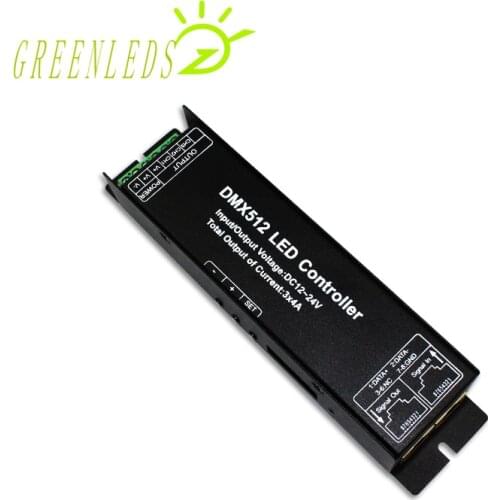 LED RGB Controller DMX512 Decoder With Digital Display 3 Channel JM-DMX512-3DP With High Quality 3 Years Warranties