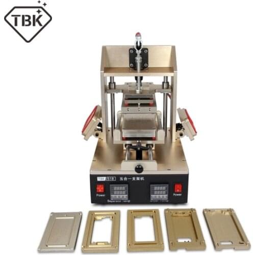 TBK-518 5 in 1 Vacuum LCD Screen Separator + Glue Remover + Frame Remover for samsung + Frame Laminator for iphone