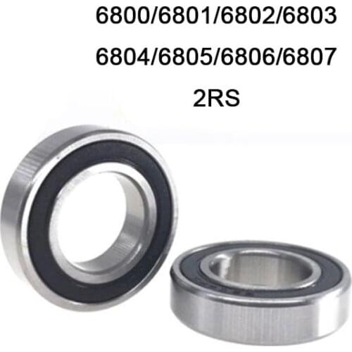 Factory Price Thin Wall Ball Bearings 10pcs Bearing Bearing Steel 6800 6801 6802 6803 6804 6805 6806 6807 2RS 2RZ High Quality