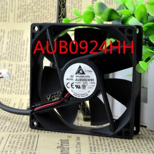New AUB0924HH 4CM 5CM 6CM 7CM 8CM 9CM 12CM Mute 12V/24V Power Amplifier Chassis Inverter 9025 Double Ball Cooling Fan