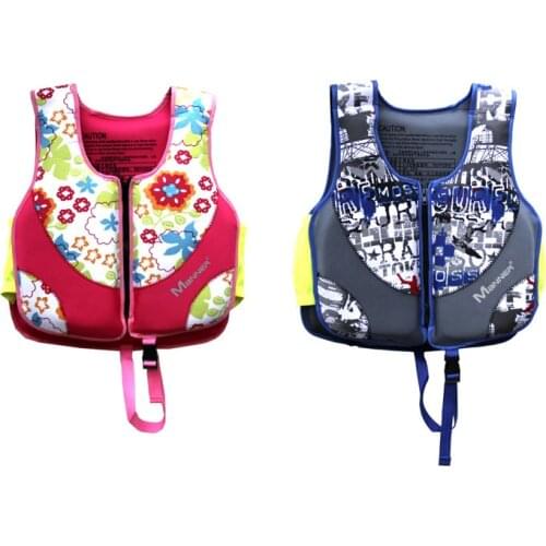 Water Sports Life Vest For Kids Swimming Life Jacket With Whistle Child Diving Safety Equipment