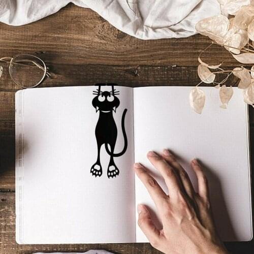 Hollow Kitten Bookmark 3D Cartoon Lovely Animal Bookmark Wacky Bookmark Student Gift School Stationery Supplies