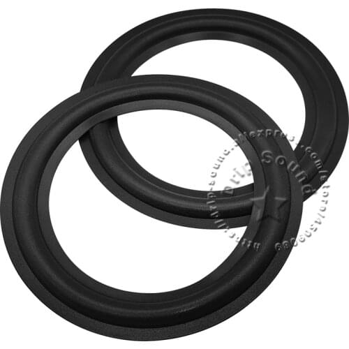 2pcs 5.5" inch 142mm Speaker Foam Edge Subwoofer Surround Circle Repair Parts