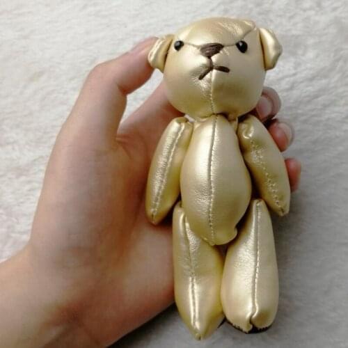 20PCS Mini Teddy Bear Stuffed Plush Toys 12cm Small Bear Stuffed Toys pelucia Pendant Kids Birthday Gift Party Decor CMR032