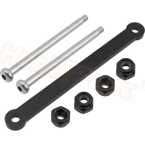 Hobbypark Aluminum Tie Bar and Suspension Hinge Pins for 2WD Traxxas Rustler VXL Slash Stampede Bandit Nitro Sport