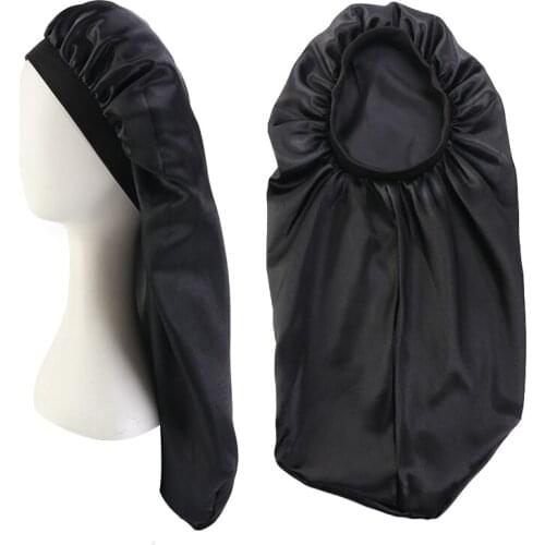 Satin Bonnet for Women Long Hair Care Silky Night Sleepping Cap Floral Print Wide band Hair Accessories Ladies Headwrap New