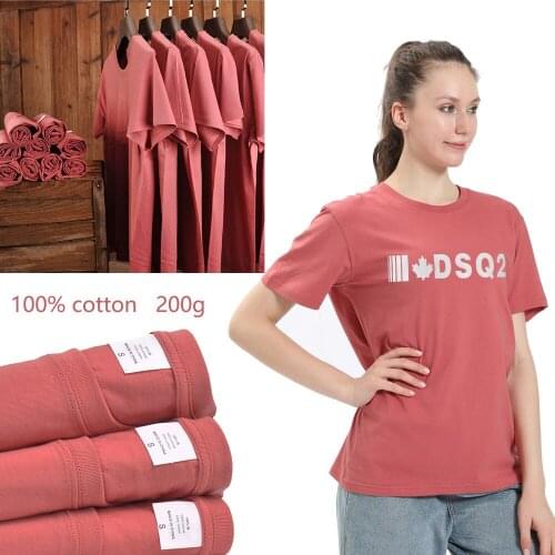 DSQ2 brand summer style 100% cotton men black T-shirt casual O-Neck T-shirt short sleeve tees white DSQ2 letter T-shirt for men