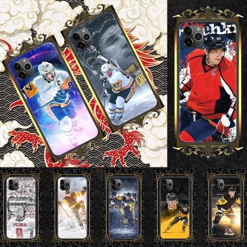 Alexander Ovechkin Sidney Crosby Phone Case Cover Hull For iphone 5 5s se 2 6 6s 7 8 12 mini plus X XS XR 11 PRO MAX black tpu