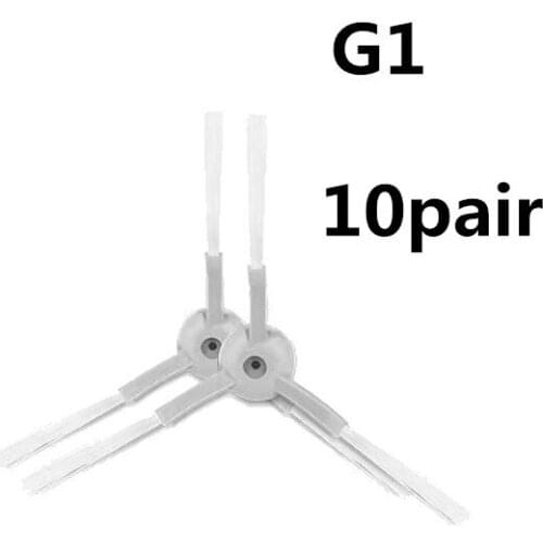 10 Pair Washable Accessories Side Brush For Xiaomi Mi Robot Vacuum-mop Essential G1/MJSTG1 Cleaner Parts Kits