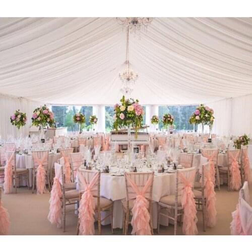 Hot sale Marious Pink 25pcs Chiffon chair sash for Weddings Events Decoration FREE SHIPPING