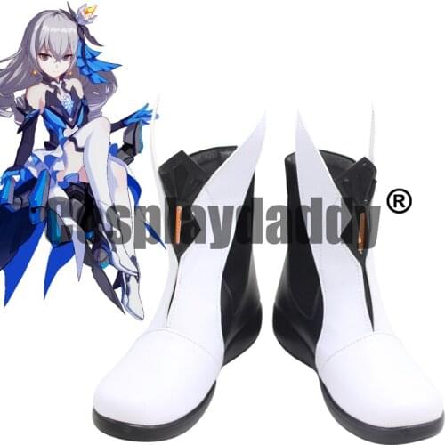 Honkai Impact 3rd Remodelled Bunny 19c Bronya Zaychik Herrscher of Reason HoR Ver. Game Cosplay Shoes Ankle Boots X002
