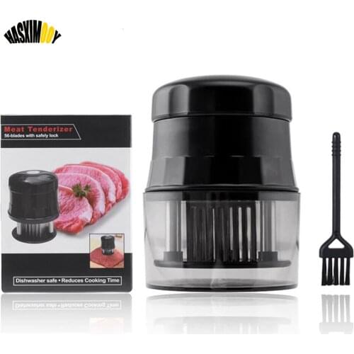 Meat Tenderizer Needle With 56 Stainless Steel Knife Meat Beef Steak Blades Professional Kitchen Cooking Tool Tender Meat Hammer