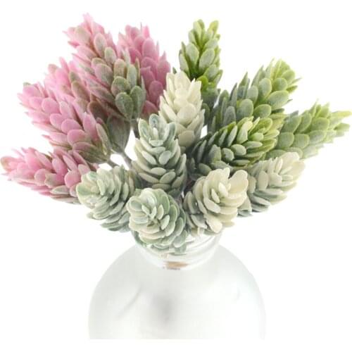 6PCS color pine cone artificial flower pineapple artificial plant wedding home decoration DIY scrapbook gift box craft flower