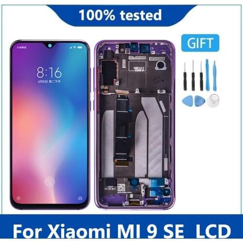 Original AMOLED For Xiaomi Mi 9 SE Lcd Display Touch Screen Digitizer Assembly Replacement For Xiaomi Mi 9 SE Mi 9SE M1903F2G