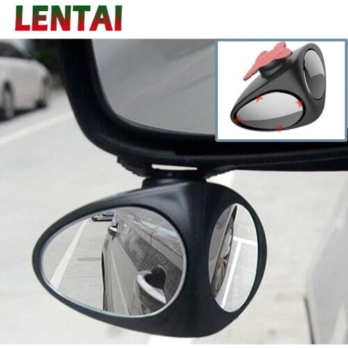 LENTAI 1PC 360 Adjustable Car Rearview Mirror Auxiliary For Mercedes W205 W203 Volvo XC90 S60 XC60 S80 V40 Alfa Romeo 159 156