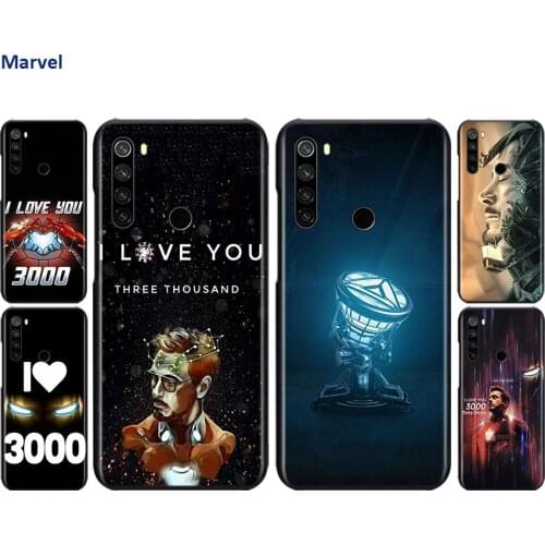 Silicone Cover Iron Man I Love You 3000 For Xiaomi Redmi Note 10 10S 9 9C 9S Pro Max 9T 8T 8 7 6 5 Pro 5A 4X 4 Phone Case